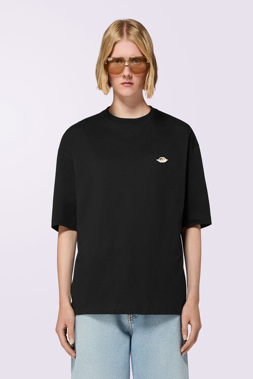 Angels Patch Relaxed T-Shirt Black